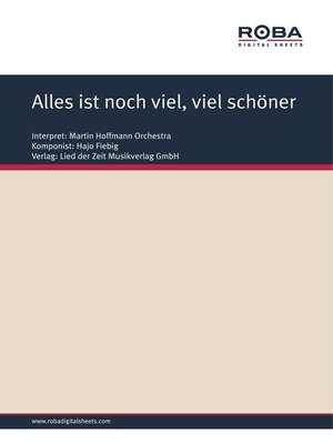 cover image of Alles ist noch viel, viel schöner